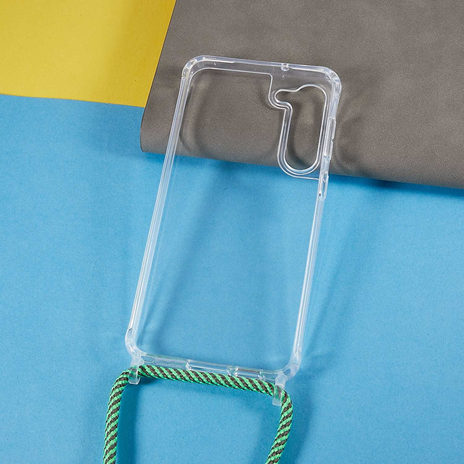 Clear Phone Case for Samsung Galaxy S23 Non-Slip TPU Bumper Acrylic Back Phone Cover with Lanyard Clear Phone Case for Samsung Galaxy S23 Non-Slip TPU Bumper Acrylic Back Phone Cover with Lanyard